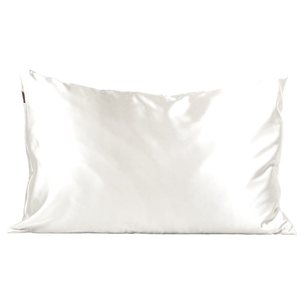 KITSCH - Satin Pillowcase - Ivory - GRACEiousliving.com