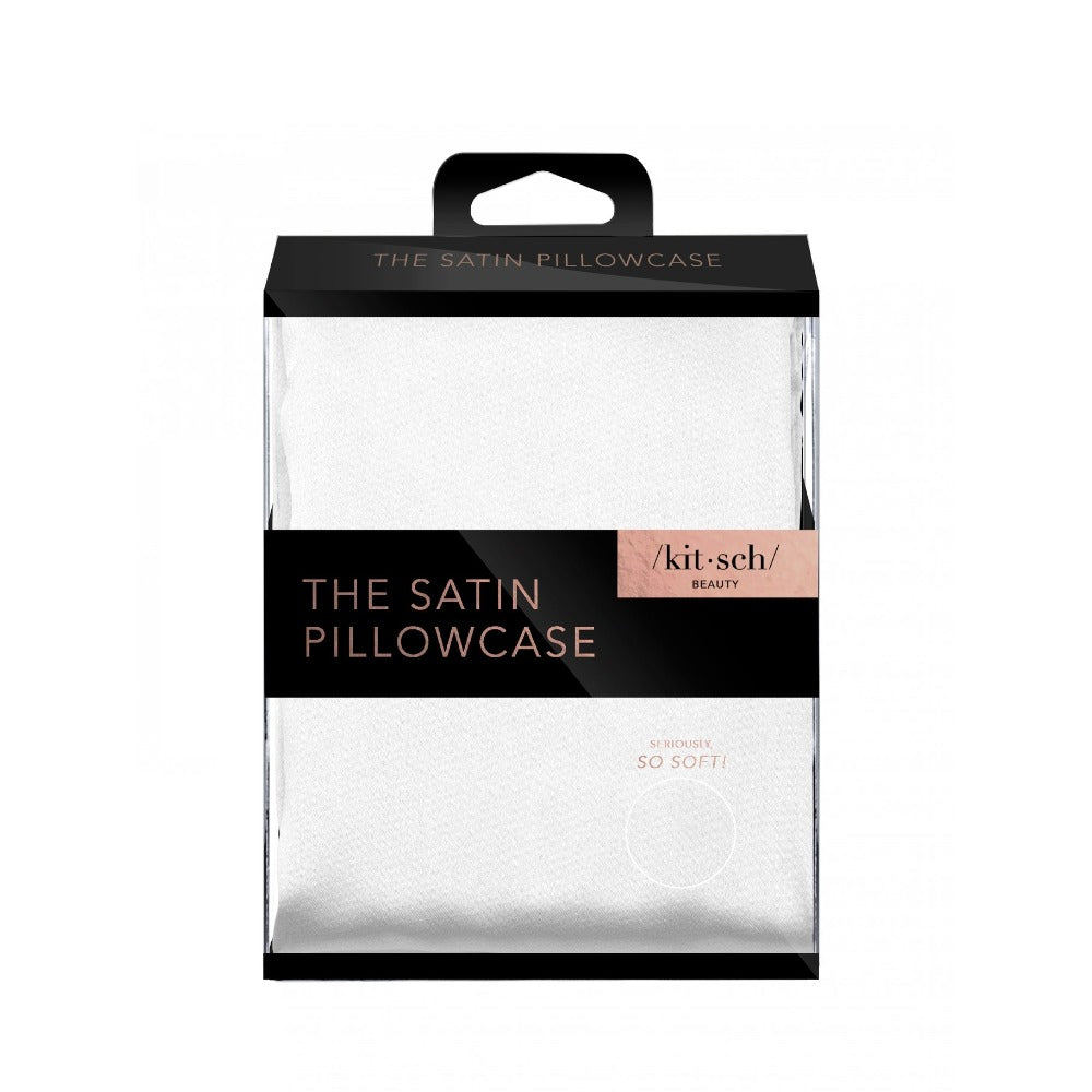 KITSCH - Satin Pillowcase - Ivory - GRACEiousliving.com