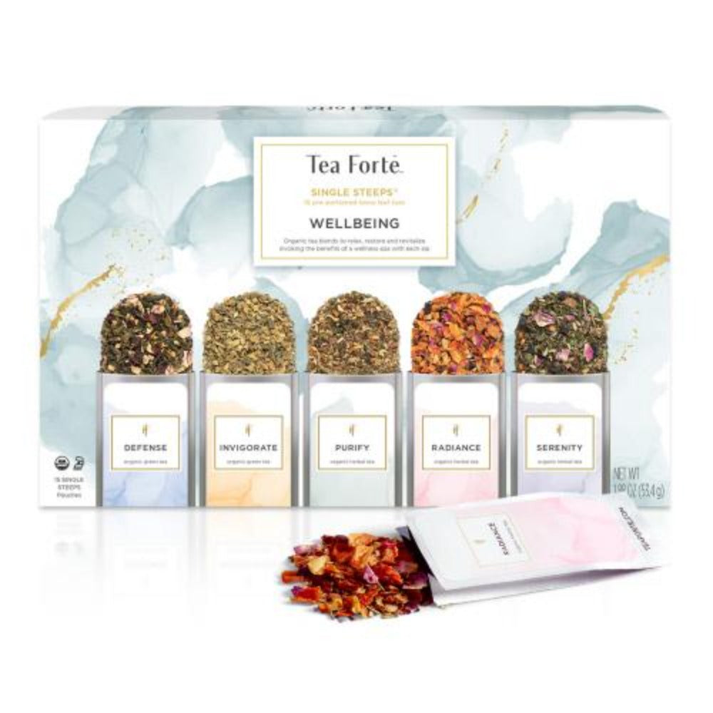 Tea Forte Wellbeing Single Steeps - GRACEiousliving.com